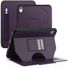 Load image into Gallery viewer, ProElite Cover Case for iPad (A16) 11th/10th Generation (2025/2022) Case, Smart Magnetic Shockproof Protective Case with 5 Stable Stands with Pencil Holder for Apple iPad 11th/10th Gen, Dark Purple
