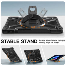 Load image into Gallery viewer, ProElite Cover for Surface Pro 12 inch Case, Rugged 3 Layer Armor case Cover for Surface Pro 12 inch with Hand Grip &amp; Rotating Kickstand with Shoulder Strap, Black
