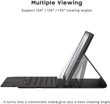 Load image into Gallery viewer, [Refurbished]ProElite TouchPad Keyboard case for Galaxy Tab A9 Plus 11 inch with S Pen Holder, Magnetic Detachable Wireless Bluetooth TouchPad Keyboard Built-in 7-Colors Backlit, Black
