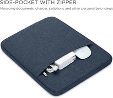 Load image into Gallery viewer, ProElite Polyster Laptop/MacBook Sleeve Case Cover for up to 15.6 inch Laptop, Compatible with Laptop/MacBook up to 15.6 inch, Dark Blue
