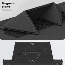 Load image into Gallery viewer, ProElite Case for MacBook Air 13 inch M3/M2 2025/2024 M1 2021 2020 Release A2337 A2179 A1932 Model Touch ID, Slim Leather case with Foldable Stand, Black
