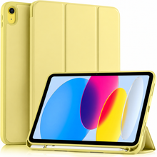 Load image into Gallery viewer, ProElite Smart Case for iPad (A16) 11th/10th Generation (2025/2022) [Auto Sleep/Wake Cover] [Left Side Pencil Holder] [Soft Flexible Case] Recoil Series - Yellow
