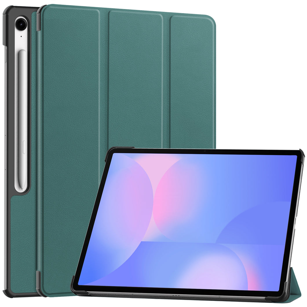 ProElite Cover for Samsung Galaxy Tab S10 FE Plus 13.1 inch Cover Case, Smart Trifold Flip case Cover for Samsung Galaxy Tab S10 FE Plus 13.1 inch, Dark Green