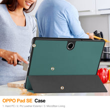 Load image into Gallery viewer, ProElite Case Cover for Oppo Pad SE 11 inch Case, Slim Trifold Flip case Cover for Oppo Pad SE 11 inch Case Tablet [Auto Sleep Wake Feature], Dark Green
