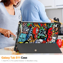 Load image into Gallery viewer, ProElite Case Cover for Samsung Galaxy Tab S11 11 inch Case, Slim Trifold Flip case Cover for Samsung Galaxy Tab S11 11 inch Case Tablet [Auto Sleep Wake Feature], Hippy
