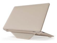 Load image into Gallery viewer, ProElite Case for MacBook Air 13 inch M2 2025/2024 M1 2021 2020 Release A2337 A2179 A1932 Model Touch ID, Slim Leather case with Foldable Stand, Gold
