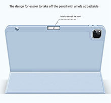 Load image into Gallery viewer, ProElite Smart Case for Apple iPad Pro 11 inch 2022/2021 4th/3rd Gen [Auto Sleep/Wake Cover] [Pencil Holder] [Soft Flexible Case] Recoil Series - Light Blue
