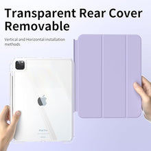 Load image into Gallery viewer, ProElite Case Cover for Apple iPad Pro 12.9 Case, Sliding Detachable Smart Flip Case Cover for Apple iPad Pro 12.9 inch 2022/2021 6th/5th Gen with Pencil Holder, Lavender
