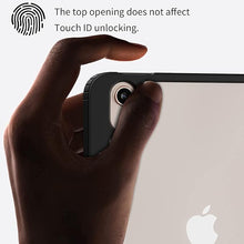 Load image into Gallery viewer, ProElite Cover Case for Apple iPad Mini 6/Mini 7 8.3 inch Case, Smart Flip Case Cover for Apple iPad Mini 6/Mini 7 8.3 inch with Pencil Holder, Black (Transparent Back)
