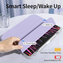 Load image into Gallery viewer, ProElite Case Cover for Apple iPad Pro 12.9 Case, Sliding Detachable Smart Flip Case Cover for Apple iPad Pro 12.9 inch 2022/2021 6th/5th Gen with Pencil Holder, Lavender
