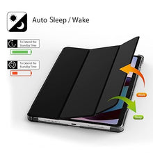 Load image into Gallery viewer, ProElite Cover for Xiaomi Mi Pad 7/7 Pro 11.2 inch Case Cover, Flip Case Cover with Transparent Back &amp; Stylus Pen [Auto Sleep Wake Support], Black
