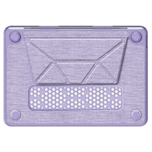 Load image into Gallery viewer, ProElite Case for MacBook Neo 13 inch 2026, Fabric Material Hard Shell with Slim TPU Bumper and Fold Kickstand, Purple
