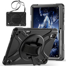 Load image into Gallery viewer, ProElite Cover for Samsung Galaxy Tab S12 Plus 12.6 inch 2026 Case, Rugged 3 Layer Armor case Cover for Galaxy Tab S12 Plus 12.6 inch with Hand Grip &amp; Rotating Kickstand with Shoulder Strap, Black
