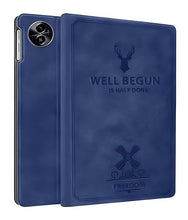 Load image into Gallery viewer, ProElite Cover for Realme Pad 2 Lite 10.95 inch Cover Case, Deer Flip case Cover for Realme Pad 2 Lite 10.95 inch Tablet, Dark Blue
