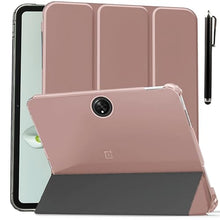 Load image into Gallery viewer, ProElite Cover for OnePlus Pad Go 11.35 inch Case Cover, Transparent Flip Case Cover for OnePlus Pad Go 11.35 inch 2023 with Stylus, Support Auto Sleep Wake, Rose Gold
