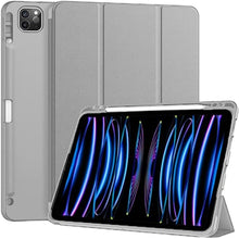 Load image into Gallery viewer, ProElite Cover for iPad Pro 12.9 inch Case, Smart Case for iPad Pro 12.9 inch 2022/2021 6th/5th Gen [Auto Sleep/Wake Cover] [Pencil Holder] [Soft Flexible Case] Recoil Series - Grey
