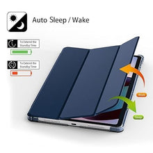 Load image into Gallery viewer, ProElite Case Cover for Lenovo Tab 10.1 inch 2025 Case, Smart Flip Case Cover for Lenovo Tab 10.1 inch 2025 Case Translucent Back with Stylus Pen [Auto Sleep Wake Feature], Dark Blue
