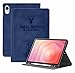 Load image into Gallery viewer, ProElite Case Cover for Samsung Galaxy Tab S11 11 inch Case, Deer Flip case Cover for Samsung Galaxy Tab S11 11 inch Case with Pen Holder [Auto Sleep Wake Feature], Dark Blue
