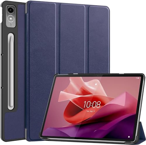 ProElite Cover for Lenovo Tab P12 12.7 inch Cover Case, Sleek Smart Flip Case Cover for Lenovo Tab P12 12.7 inch, Dark Blue