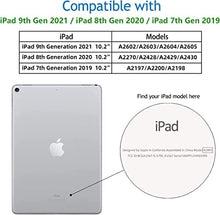 Load image into Gallery viewer, ProElite Cover for Apple iPad 10.2 Case Cover, 360 Rotatable Smart Flip Case Cover for Apple iPad 10.2 inch 9th/8th/7th Generation with Stylus Pen, Flowers
