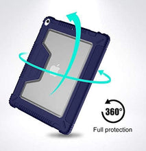 Load image into Gallery viewer, ProElite Cover for iPad (A16) 11th/10th Gen (2025/2022) Cover Case, Rugged Shockproof Armor Smart flip case Cover for Apple iPad 11th/10th Generation 2025/2022 with Pencil Holder, Dark Blue

