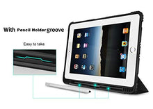 Load image into Gallery viewer, ProElite Rugged Shockproof Armor Smart flip case Cover for Apple iPad 9.7" 2017 2018 5th Gen/6th Gen Air 1 Air 2 Pro 9.7 (A1893/A1954) with Pencil Holder
