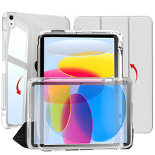 Load image into Gallery viewer, ProElite Case Cover for iPad (A16) 11th/10th Gen (2025/2022) Case, Sliding Detachable Smart Flip Case Cover for Apple iPad 11th/10th Gen with Pencil Holder, Grey
