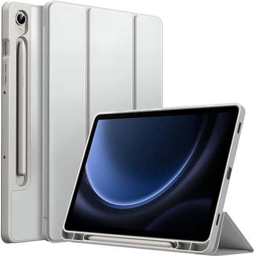 ProElite Cover for Samsung Galaxy Tab S9 FE/S10 FE 10.9 inch Cover, Soft Flexible Flip Case Cover with S Pen Holder for Samsung Galaxy Tab S10/S9 FE 10.9