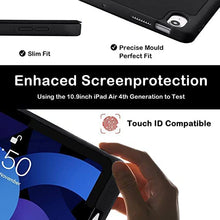 Load image into Gallery viewer, ProElite case for iPad Air 11 inch M3/M2 2025/2024, iPad Air 5th/4th Gen Case 10.9 Inch, Smart Flip Case Cover for Apple iPad Air with Pencil Holder [Auto Sleep/Wake] with Stylus Pen - Black
