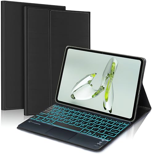 ProElite TouchPad Keyboard case for OnePlus Pad Go 11.35 inch, Magnetic Detachable Wireless Bluetooth TouchPad Keyboard Built-in 7-Colors Backlit, Black (Will NOT FIT OnePlus Pad 11.61)