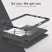 Load image into Gallery viewer, ProElite Case Cover for Apple iPad Pro 11 inch M4 2024 Cover, Smart Flip Case for Apple iPad Pro 11 inch M4 2024, Transparent Smart Flip Cover with Pencil Holder, Lavender
