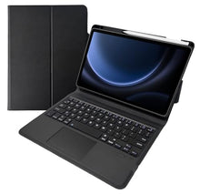 Load image into Gallery viewer, ProElite Wireless Bluetooth TouchPad Keyboard flip case cover for Samsung Galaxy Tab S10 FE/S9 FE 10.9 inch Black
