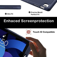 Load image into Gallery viewer, ProElite Smart Flip Case Cover for iPad Air 11 M4/M3/M2 2026/2025/2024, Pro 11 4th/3rd Gen 2022/2021 &amp; Air 5th/4th Gen 10.9" with Left Pencil Holder [Auto Sleep/Wake] with Stylus Pen - Dark Blue
