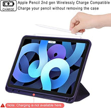 Load image into Gallery viewer, ProElite case for iPad Air 11 inch M3/M2 2025/2024, iPad Air 5th/4th Gen Case 10.9 Inch, Smart Flip Case Cover for Apple iPad Air with Pencil Holder [Auto Sleep/Wake] with Stylus Pen - Dark Blue
