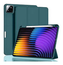 Load image into Gallery viewer, ProElite Cover for Xiaomi Mi Pad 7/7 Pro 11.2 inch Cover, Soft Flexible Flip Case Cover with Pen Holder for Xiaomi Pad 7/7 Pro 11.2 inch, Support Auto Sleep Wake, [Recoil Series] - Dark Green
