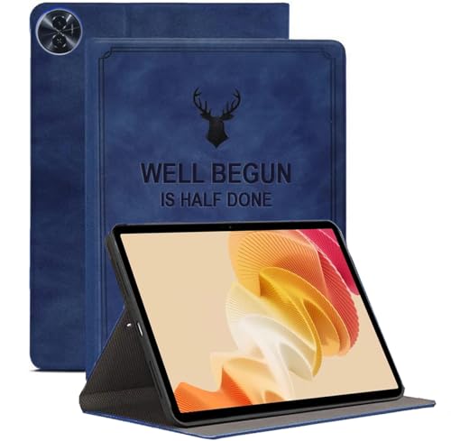 ProElite Cover for Realme Pad 2 Cover Case, Deer Flip case Cover for Realme Pad 2 11.5 inch Tablet, Dark Blue