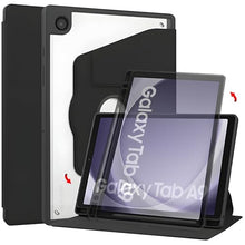 Load image into Gallery viewer, ProElite Cover for Samsung Galaxy Tab A9 8.7 inch Cover Case, 360 Degree Rotatable Smart Flip Case Cover for Samsung Galaxy Tab A9 8.7 inch Transparent Back with S Pen Holder, Black

