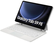 Load image into Gallery viewer, {Refurbished} ProElite Magnetic Bluetooth TouchPad Keyboard case for Samsung Galaxy Tab S9 FE 10.9/S9/S8/S7 11 inch Tablet, Floating Cantilever Design with Built-in Colourful Backlit Keyboard, White
