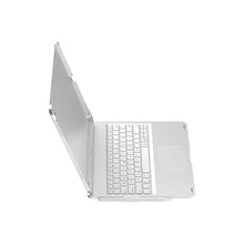 Load image into Gallery viewer, ProElite 360 Degree Rotatable Wireless Bluetooth TouchPad Keyboard Case Cover for Apple iPad Air 13 inch M3/M2 2025/2024 &amp; iPad Pro 12.9 5th/6th Gen, Built-in 7-Colors Backlit, Silver
