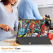 Load image into Gallery viewer, ProElite Cover for Xiaomi Mi Pad 7/7 Pro 11.2 inch Cover Case, Trifold Flip Case for Xiaomi Mi Pad 7/7 Pro 11.2 inch, Support Auto Sleep Wake, Hippy
