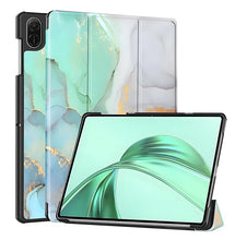 Load image into Gallery viewer, ProElite Cover for Honor Pad X8a 11 inch Case, Smart Trifold Flip case Cover for Honor Pad X8a 11 inch, Marble Green
