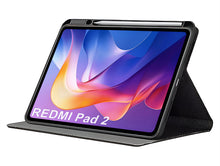 Load image into Gallery viewer, ProElite Case Cover for Xiaomi Redmi Pad 2 11 inch Case, Deer Flip case Cover for Xiaomi Redmi Pad 2 11 inch Case with Pen Holder [Auto Sleep Wake Feature], Black

