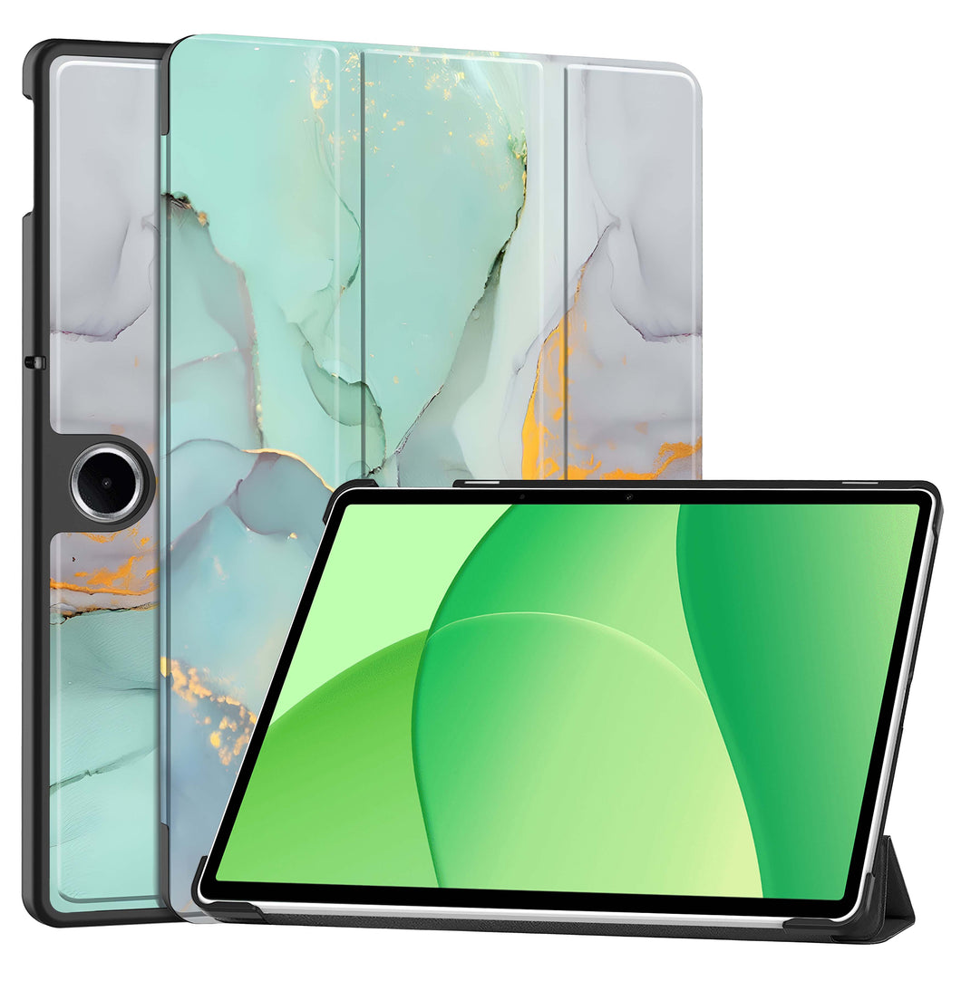 ProElite Case Cover for Oppo Pad SE 11 inch Case, Slim Trifold Flip case Cover for Oppo Pad SE 11 inch Case Tablet [Auto Sleep Wake Feature], Marble Green