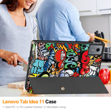Load image into Gallery viewer, ProElite Cover for Lenovo idea Tab 11 inch 2025 Cover Case, Sleek Smart Flip Case Cover for Lenovo idea Tab 11 inch 2025 Tablet (Support Auto Sleep Wake), Hippy
