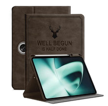 Load image into Gallery viewer, ProElite Deer Flip case Cover for OnePlus Pad 11.6 inch Tablet with Pen Holder, Coffee
