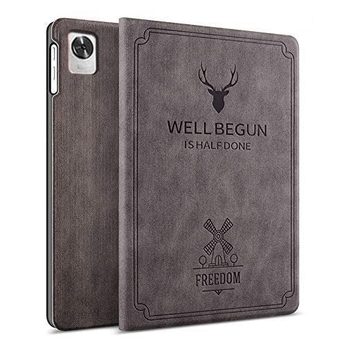 ProElite Deer Flip case Cover for Realme Pad Mini 8.68 inch Tablet, Coffee