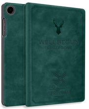 Load image into Gallery viewer, ProElite Cover for Samsung Galaxy Tab A11 Plus 11 inch/ A9 Plus 11" Cover Case, Deer Flip case Cover for Samsung Galaxy Tab A9+/A11+ 11 inch, Dark Green
