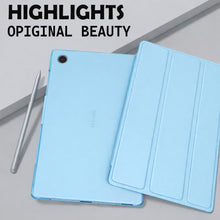 Load image into Gallery viewer, ProElite Cover for Samsung Galaxy Tab A11 8.7 inch/A9 8.7" Case Cover, Smart Flip Case Cover for Samsung Galaxy Tab A11/A9 8.7 inch Translucent Back with Stylus Pen, Light Blue
