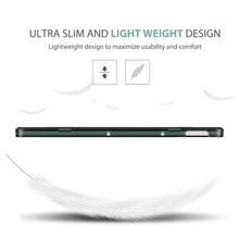 Load image into Gallery viewer, ProElite Case Cover for Lenovo idea Tab 11 inch Cover, Smart Flip Case Lenovo idea Tab 11 inch 2025 Tablet Translucent Back with Stylus Pen, Dark Green
