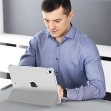 Load image into Gallery viewer, ProElite Cover for Apple iPad (A16) 11th/10th Generation (2025/2022) Cover Case, Transparent Smart case for iPad 11th/10th Gen 2025/2022 (Supports Auto Sleep Wake) with Stylus Pen, Grey

